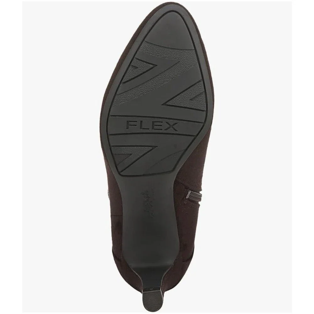 LifeStride Women's Guild Tall Boot👢 Dark Chocolate Leather- Regular Calf-NEW😍